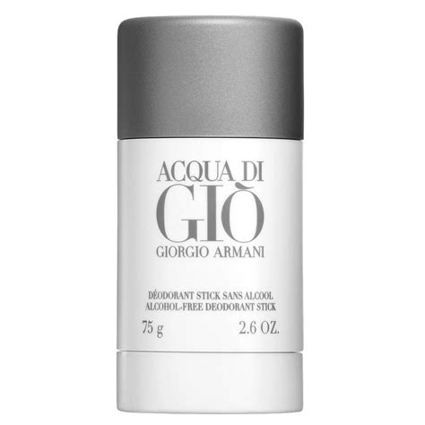 armani deodorant in green stick